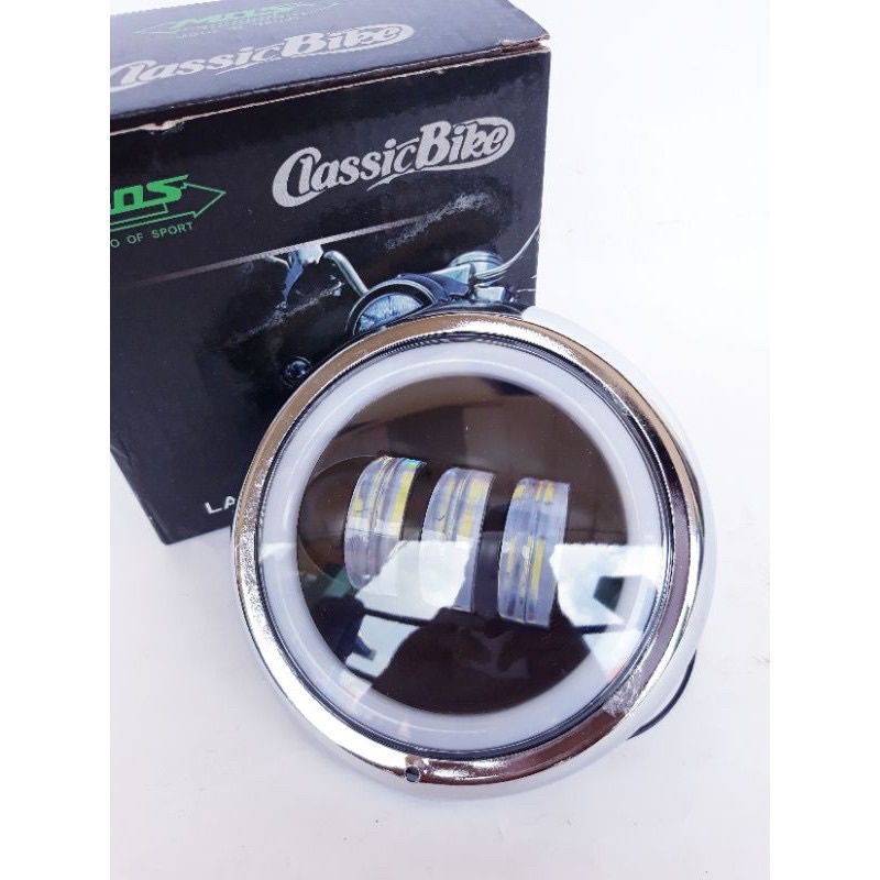 Reflektor Daymaker LED Honda C70 Lamp LED Daymaker Bulat C70 Daymaker Bulat Vespa Super