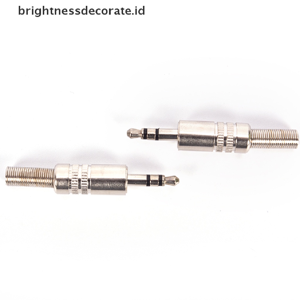 Konektor Male Plug Solder Headphone 3.5mm 3 Tiang Pengganti