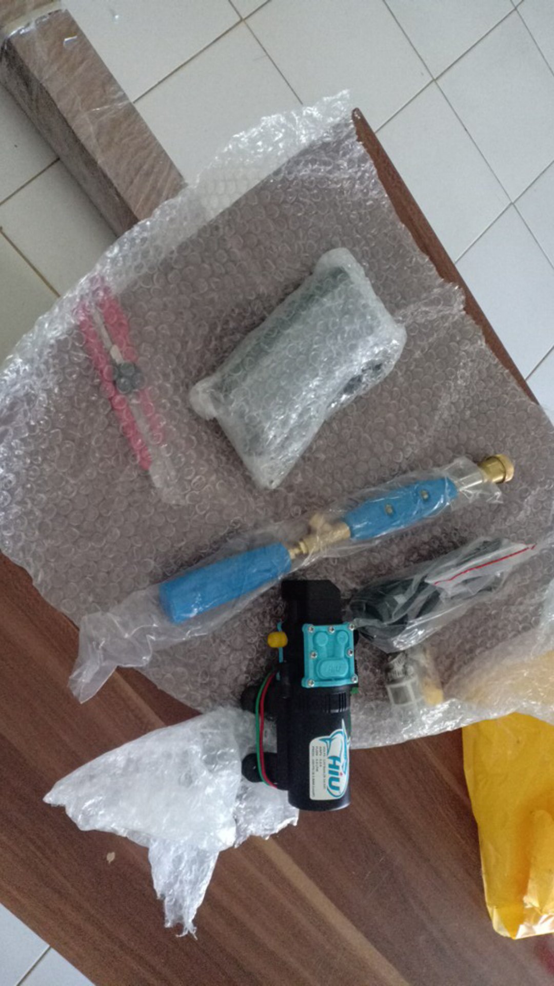 Paket Lengkap Tanpa Selang Dinamo Hiu Alat Cuci Motor Ac Mobil Pompa Air Steam 12v Dc Tekanan Tinggi