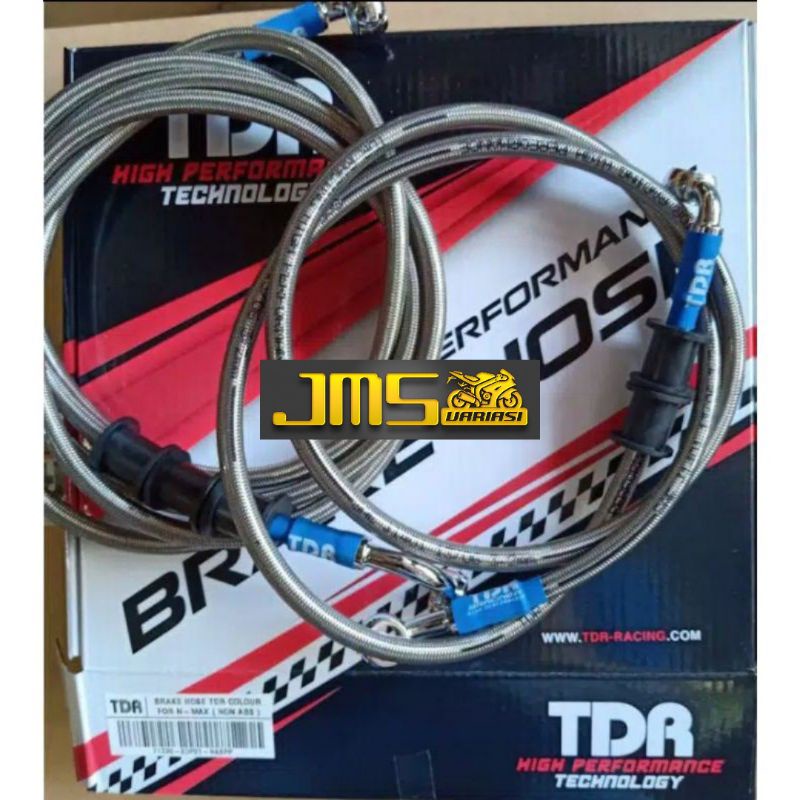 selang rem kabel rem tdr racing non abs depan dan belakang nmax old lama nmax new set