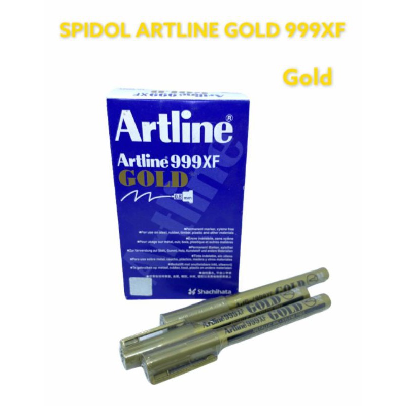 

Spidol artline 999XF - GOLD / spidol gold / spidol emas