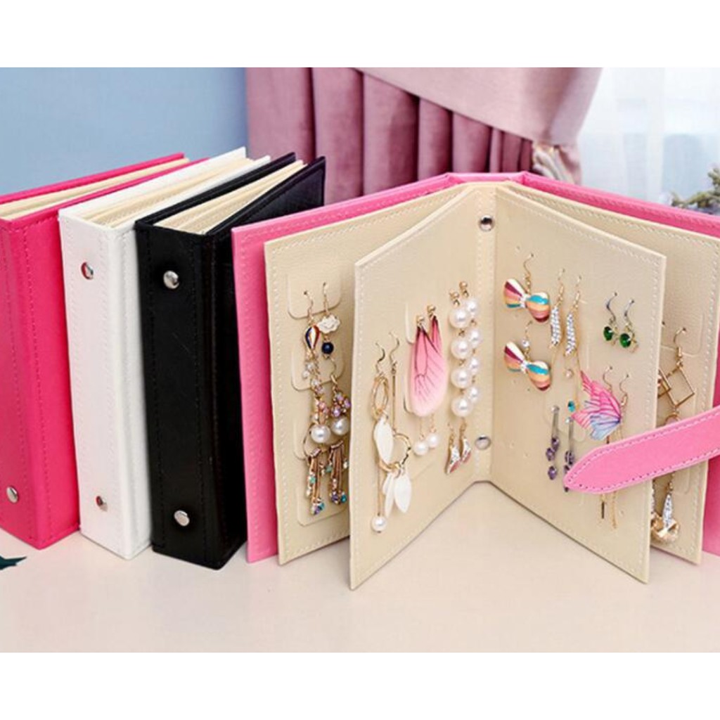 Dompet ALBUM Display Anting Perhiasan Jewerly Tersedia Tiga Warna Display Jewelry Murah Unik Lucu