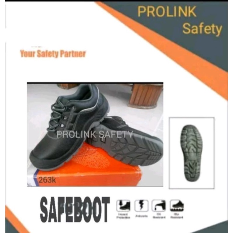 SEPATU SAFETY HITAM IMPORT SINGAPORE ORIGINAL REAL PICTURE