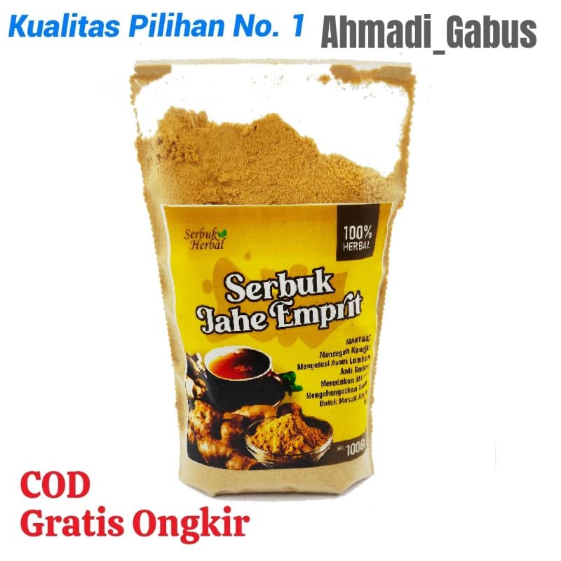 

Serbuk Jahe Emprit 100 gram, Bubuk Jahe Emprit