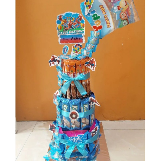

SNACK TOWER MURAH/ SNACK CAKE / KUE ULANG TAHUN SNACK / UANG TARIK