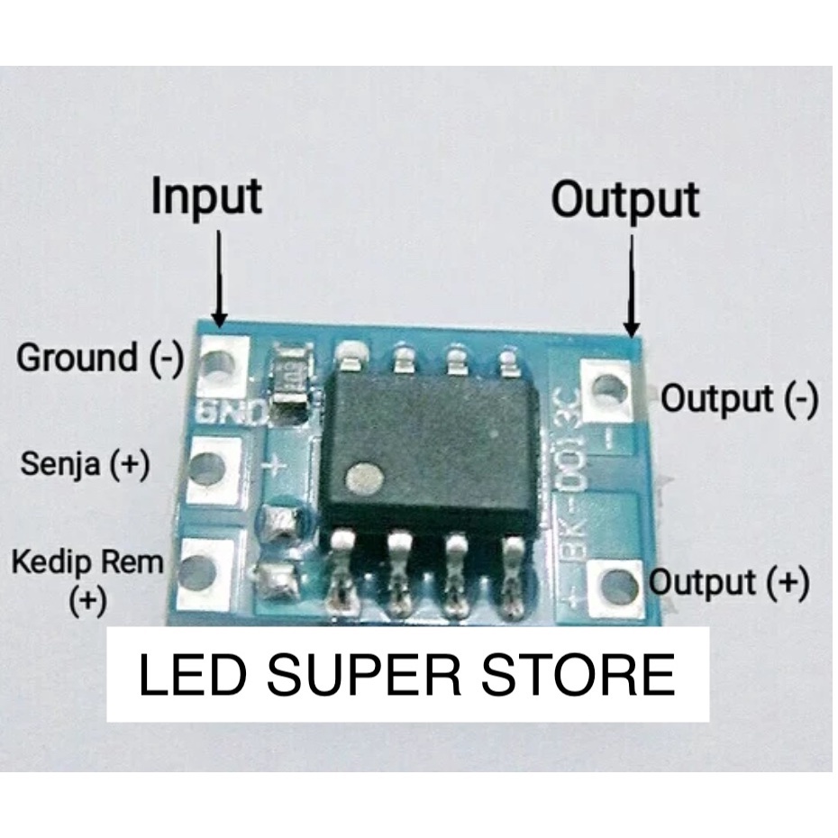 [150pc] Pengedip DRL ( daytime running light ) | Modul kedip strobo rem 3x senja 12v