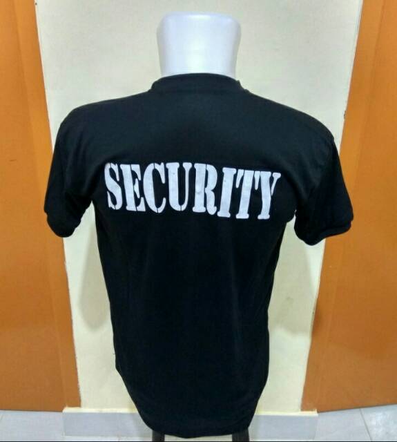 Kaos Security Pendek/baju security