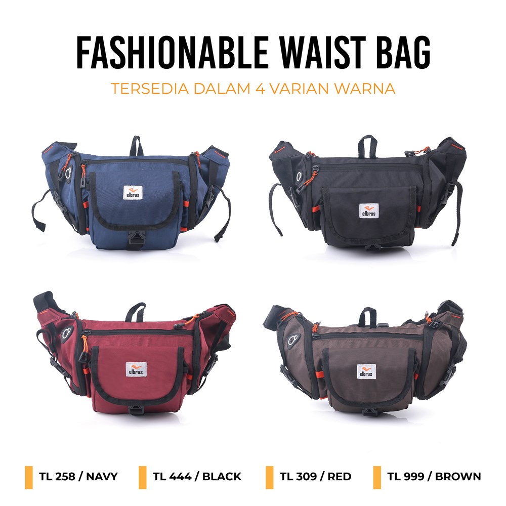 Tas Waistbag Selempang Pria Distro Keren Terbaru Army Tactical Original