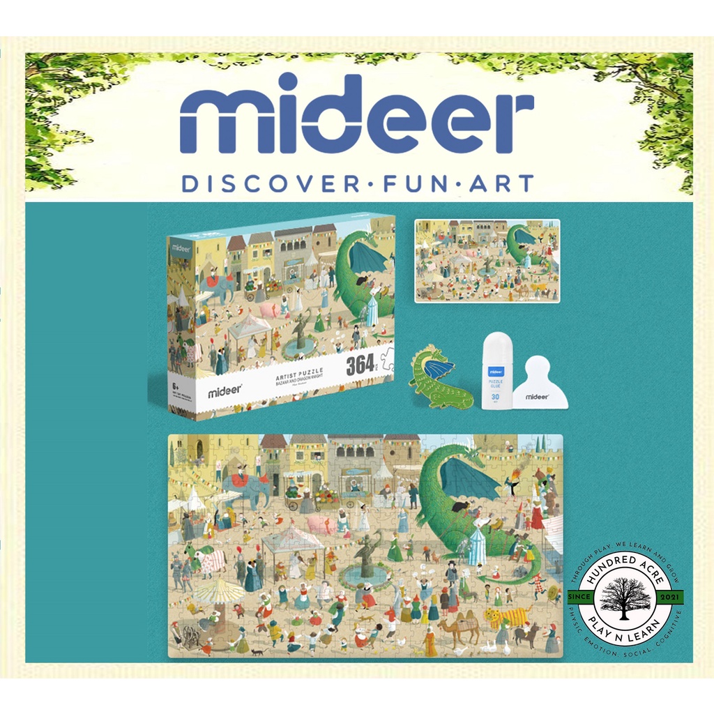 Mideer Artist Puzzle - Bazar and Dragon Knight 364 pcs