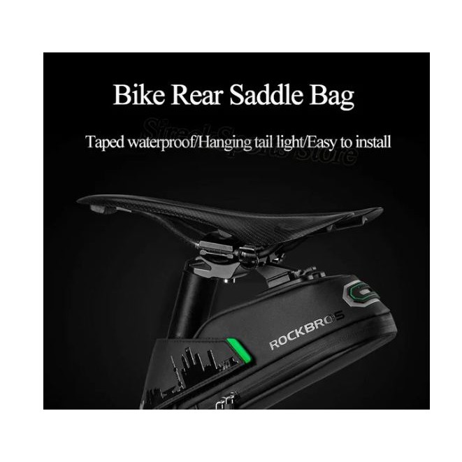 TAS SADEL ROCKBROS 1.5 L SEPEDA MTB RB SELI SEPEDA LIPAT