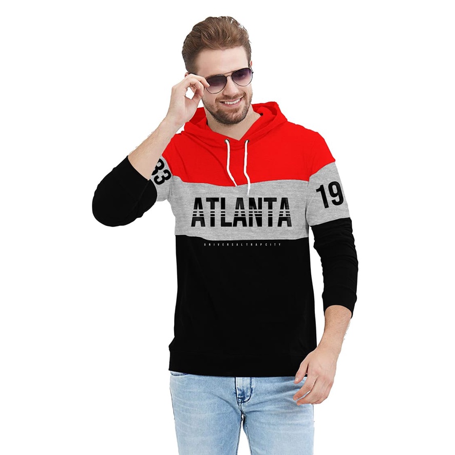 HOODIE ATLANTA KOMBINASI FLEEECE - A5GARD88