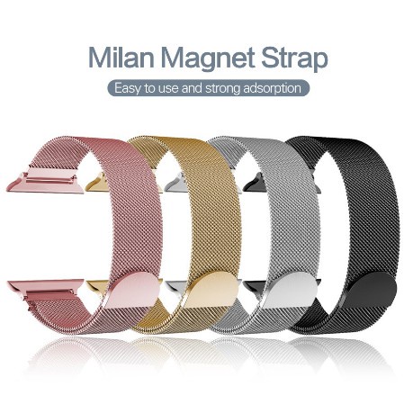 Milanese Stainless Steel Strap Milanese Loop Strap iWatch Smartwatch T55 T500 Strap A-pple Watch 38 40 42 44mm / Strap iWatch Series 7 SE 6 5 4 3 2