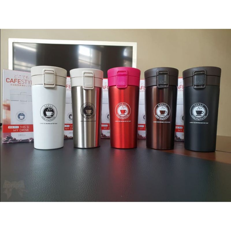 TERMOS KOPI / VACUUM TUMBLER GELAS MUG COFFEE PANAS DINGIN CFD26