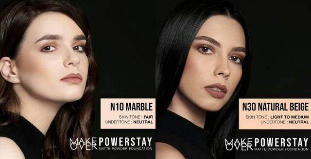 ❤ MEMEY ❤ MAKE OVER POWERSTAY Matte Powder Foundation | Bedak Compact