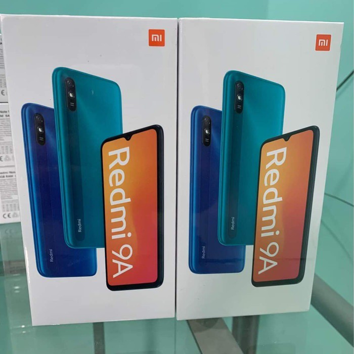 Xiaomi Redmi 9A 2/32 - 3/32 GB - Ram 2GB Rom 32GB - Ram 3GB Rom 32GB -  Garansi Resmi - Baru - Biru 
