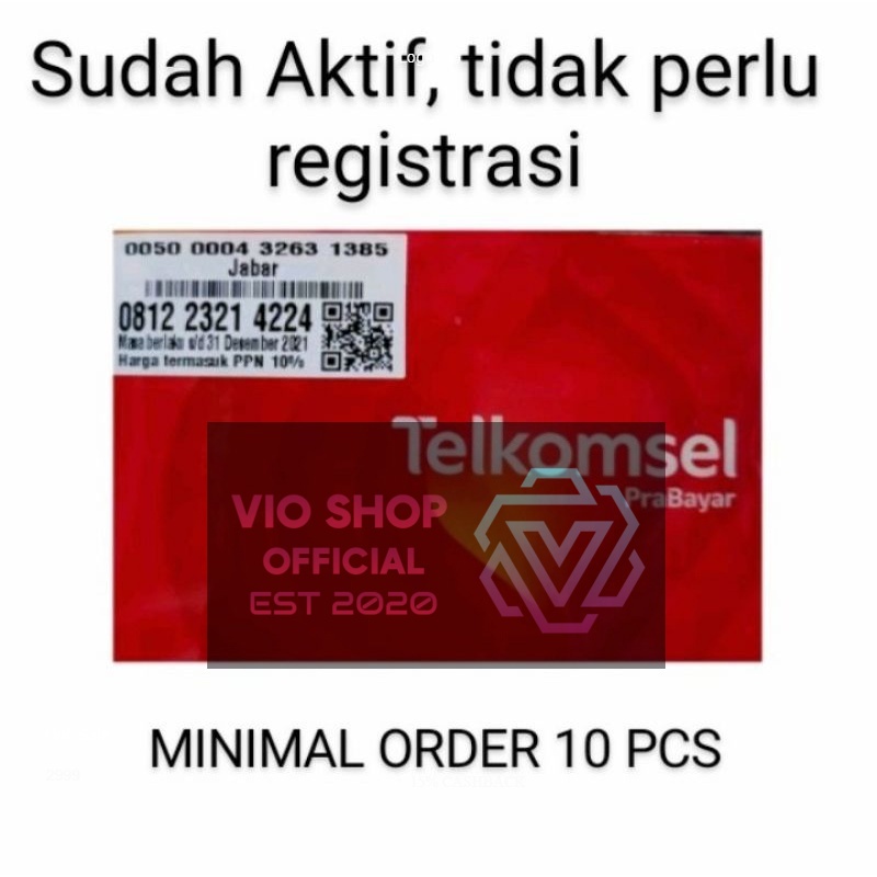 Kartu Perdana Telkomsel Simpati Sudah Registrasi Siap Pakai