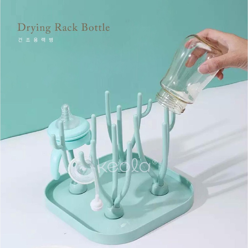 MD - KEOLA Rak Pengering PREMIUM /Pengering Botol Susu/Drying Rack Bottle