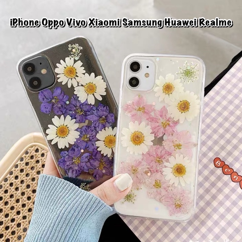 Dried Flower Case Morikacase ALL PHONE TYPES Vivo Y21s Y11 Y1s Y71 Y20 Y21 Y21 Y30 Y50 Y33s Y55s Y17 Y19 Y15 Y12