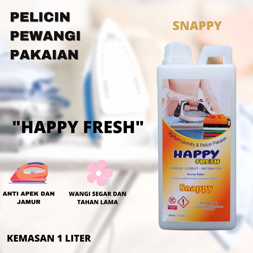 Pelicin Pakaian HEMAT PLUS 1 Liter Pewangi Laundry Parfum Londry Wanginya Tahan Lama Pengharum Baju Anti Apek dan Jamur