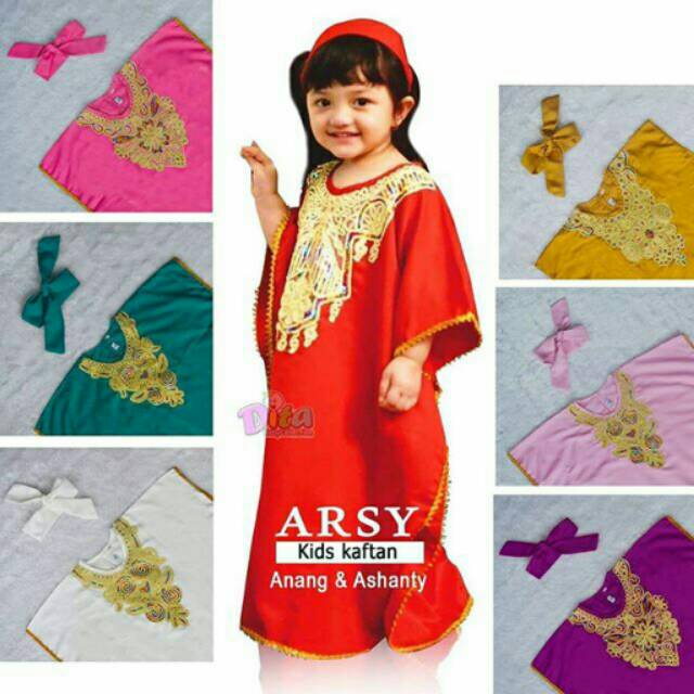 Kaftan Arsy/Kaftan Anak Premium/ Baju Kaftan Bayi Size 0-24 M