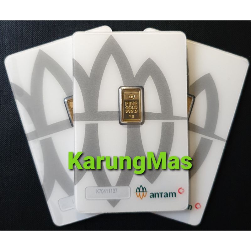 Logam Mulia Emas ANTAM Certieye 1 gr Press Certicard Terbaru
