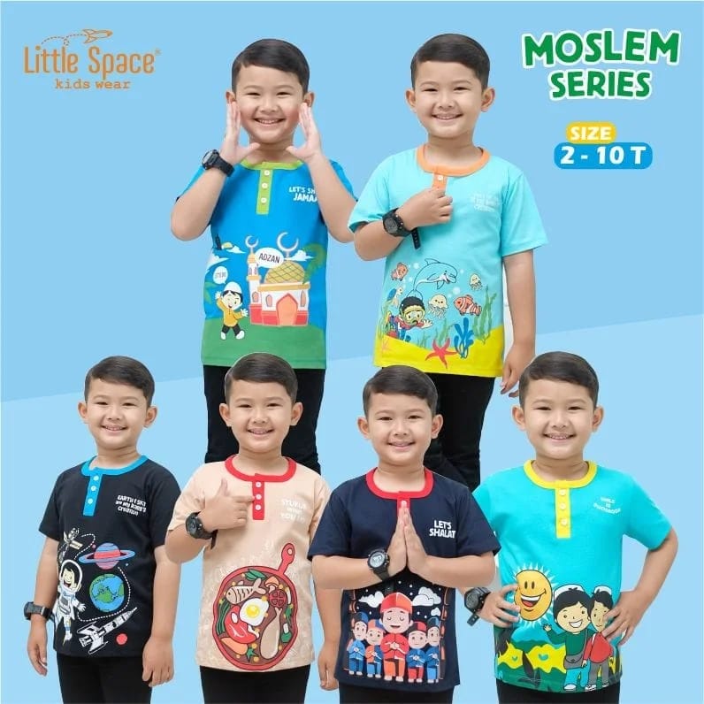Kaos Little Space Muslim #kaosanakedukasimuslim