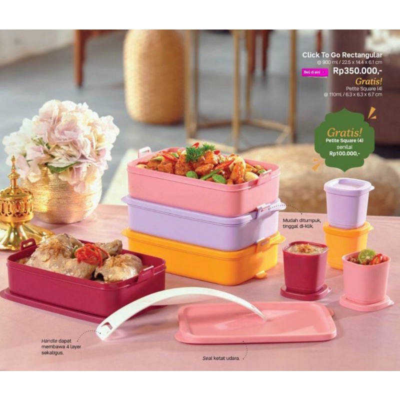CLICK TO GO FREE PROMO APRIL TUPPERWARE ORIGINAL RANTANG TEMPAT MAKANAN BERHADIAH MURAH