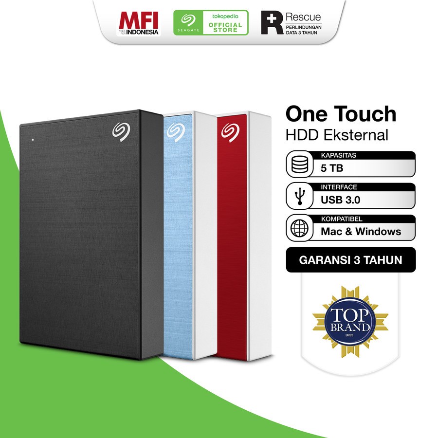 Seagate One Touch Hardisk Eksternal 5TB USB3.0