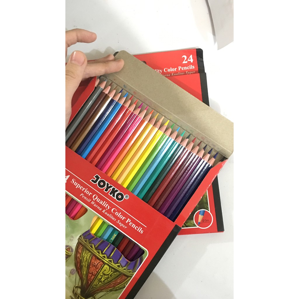 

Dijual PENSIL WARNA JOYKO 24 PANJANG BESAR WARNI GAMBAR ANAK SENI RUPA MURAH Berkualitas