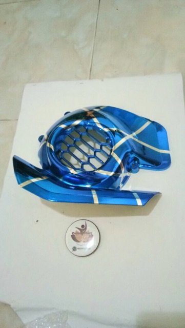 cover tutup kipas mio M3 dan mio soul GT 125 blue core blue x