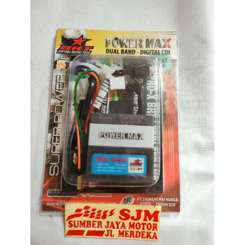 CDI BRT dualband power max Blade 110 revo absolute Supra 125 helm in Pengapian racing Cdi BRT Blade