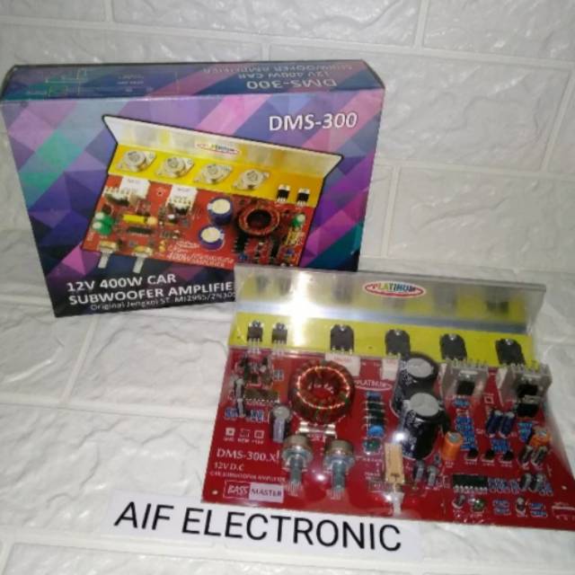 Kit Power Amplifier Subwoofer Mobil DMS-300