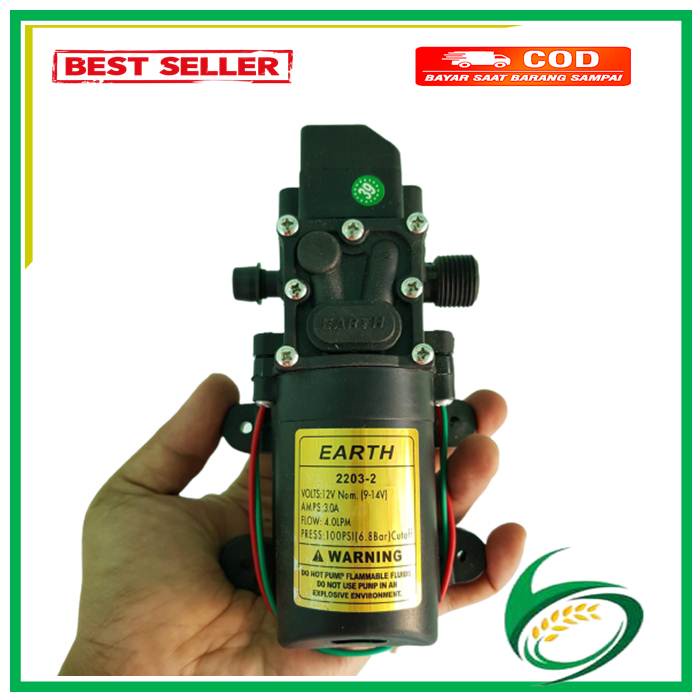 DINAMO POMPA AIR EARTH STEAM JET CLEANER DC 100 PSI