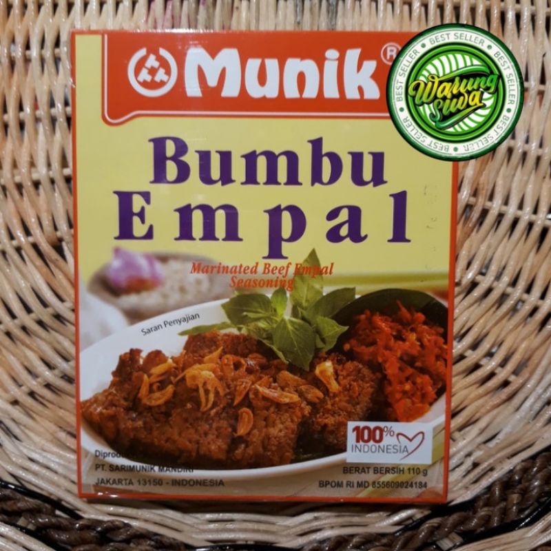 

Munik bumbu empal 110 gram box