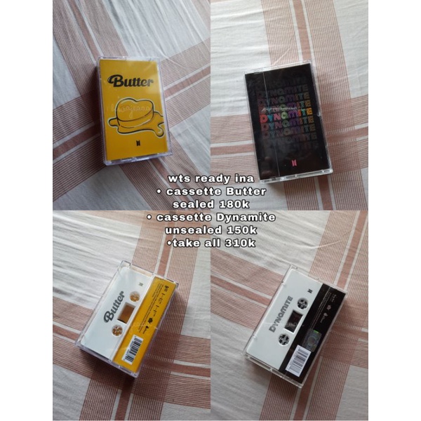 BTS OFFICIAL CASSETTE DYNAMITE BUTTER