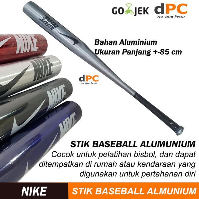 STIK BASEBALL ALUMUNIUM NIKE - TONGKAT BASEBALL - PEMUKUL