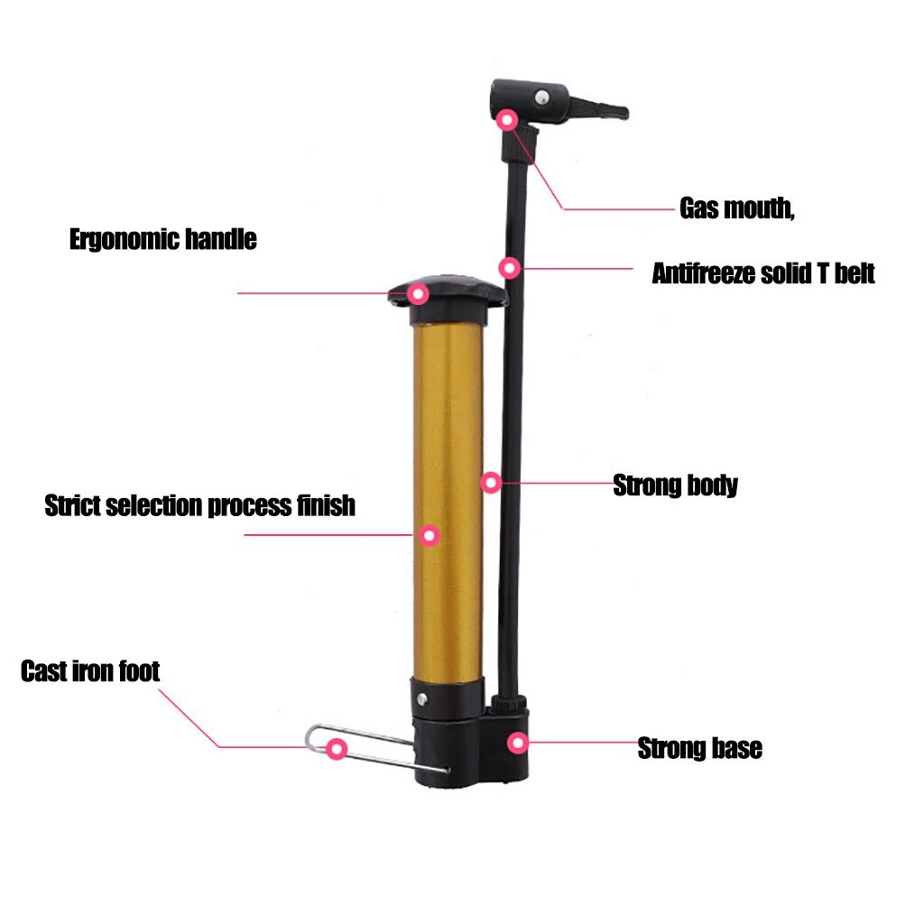 YGRETTE - POMPA BAN SEPEDA Pompa Angin Ban Sepeda Tier Air Pump