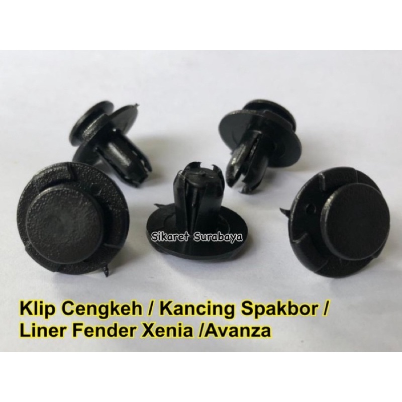 Klip Cengkeh / Kancing Spakbor / Liner Fender Xenia/ Avanza