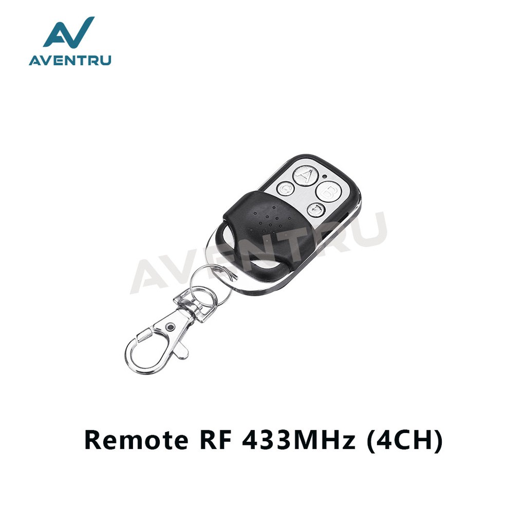 Remote Sonoff WiFi - RF433Mhz 4CH Black