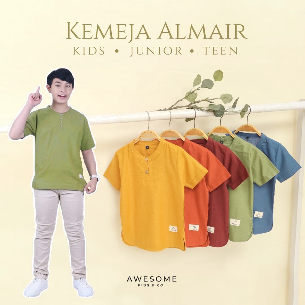 KEMEJA KOKO (KEMKO) | BAJU KOKO ALMAIR by Awesome kids | DUO KRUCILS