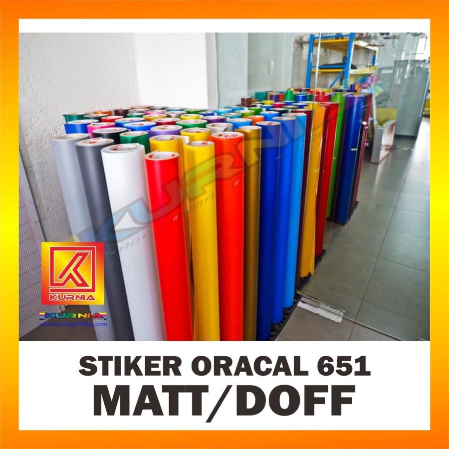 

STIKER ORACAL 651 MATT/DOFF