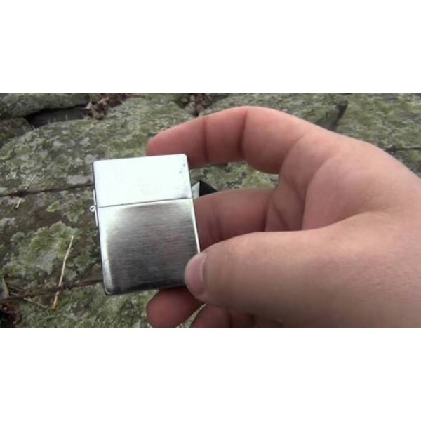 Unik Zippo Replica 1935 Brushed Crome Murah