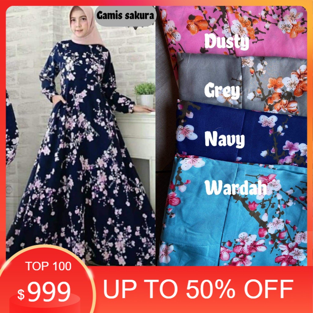 GROSIR GAMIS KATUN MONALISA UMBRELLA BUSUI/GAMIS TULIP BAYAR DI TEMPAT