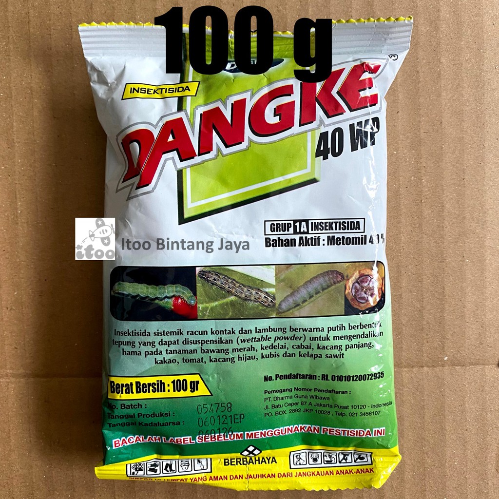 Insektisida Kontak Sistemik Dangke Metomil 40WP 100 gram