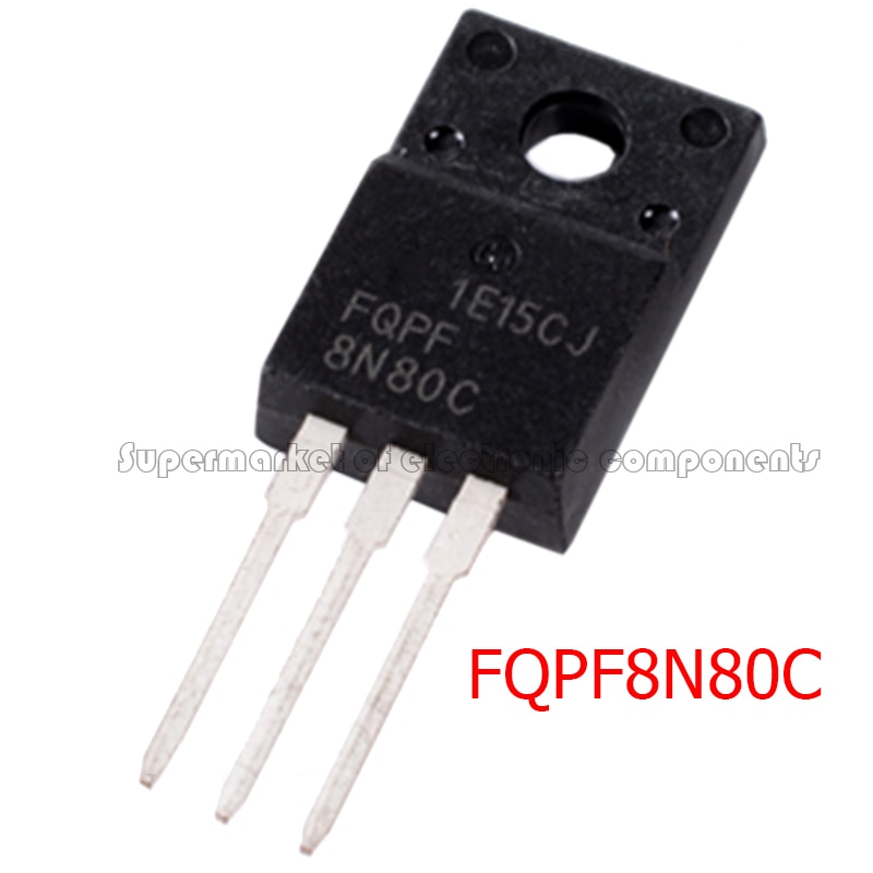 10pcs Transistor Fqpf9N50C Fqpf8N80C Fqpf8N60C Fqpf7N65C Fqpf7N60C Fqpf6N60C Fqpfn60C