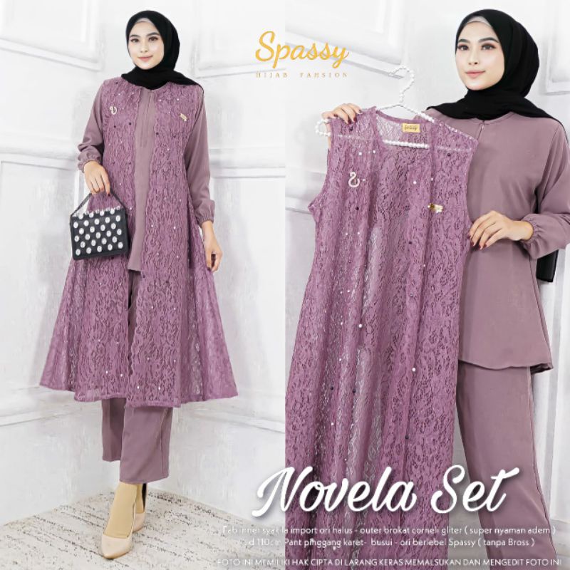 Novela Spassy Setelan Celana Wanita Standart