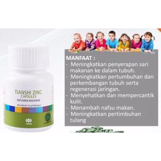 Zinc Tiens - Peninggi & Penambah Nafsu Makan - Nutrisi Kecerdasan |ECERAN