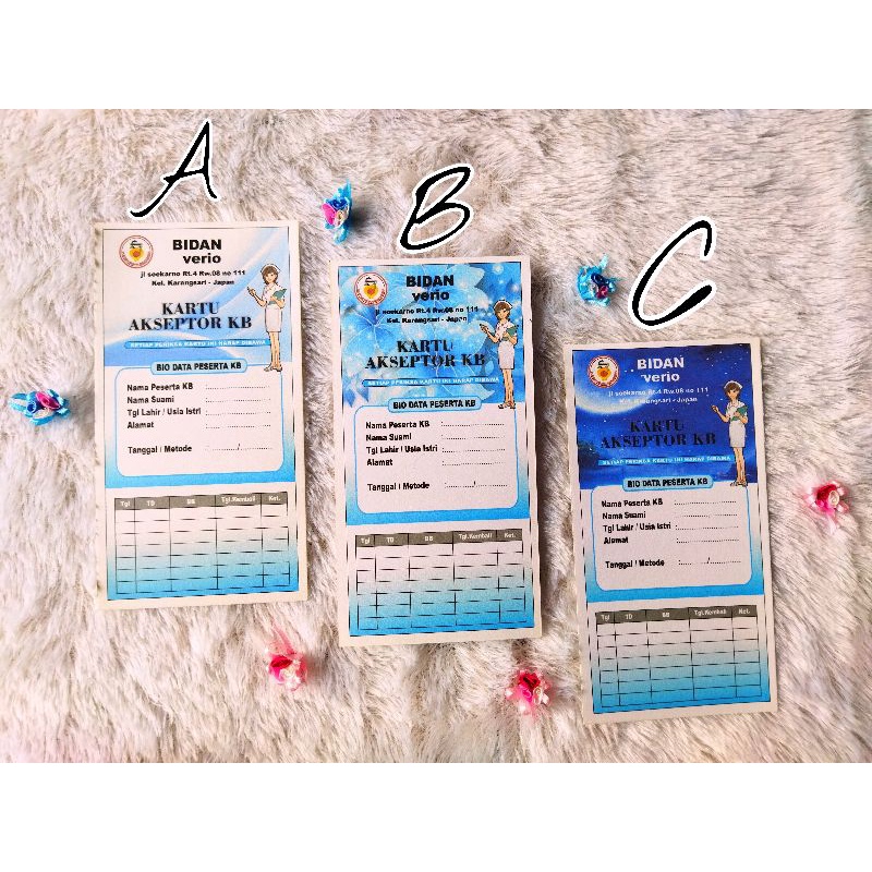 

( 100pcs ) KARTU KB | AKSEPTOR KB | BUKU KB
