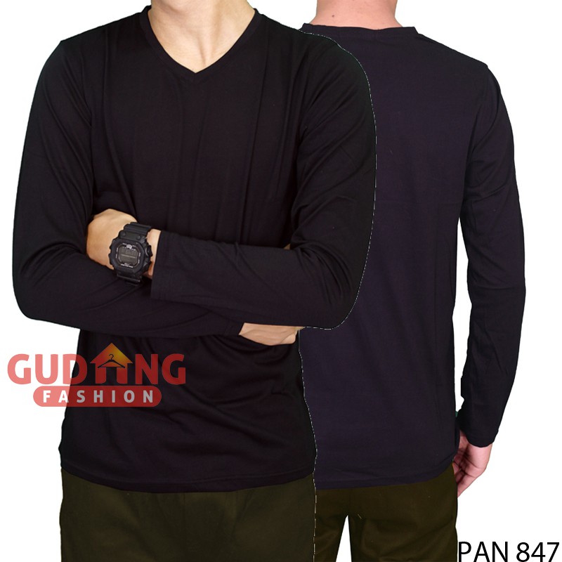 Kaos Panjang Polos Pria PAN 847