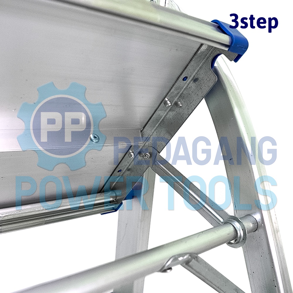 MOLLAR TANGGA RUMAH ALUMINIUM 3 STEP 1.2 METER LIPAT TINGKAT LADDER